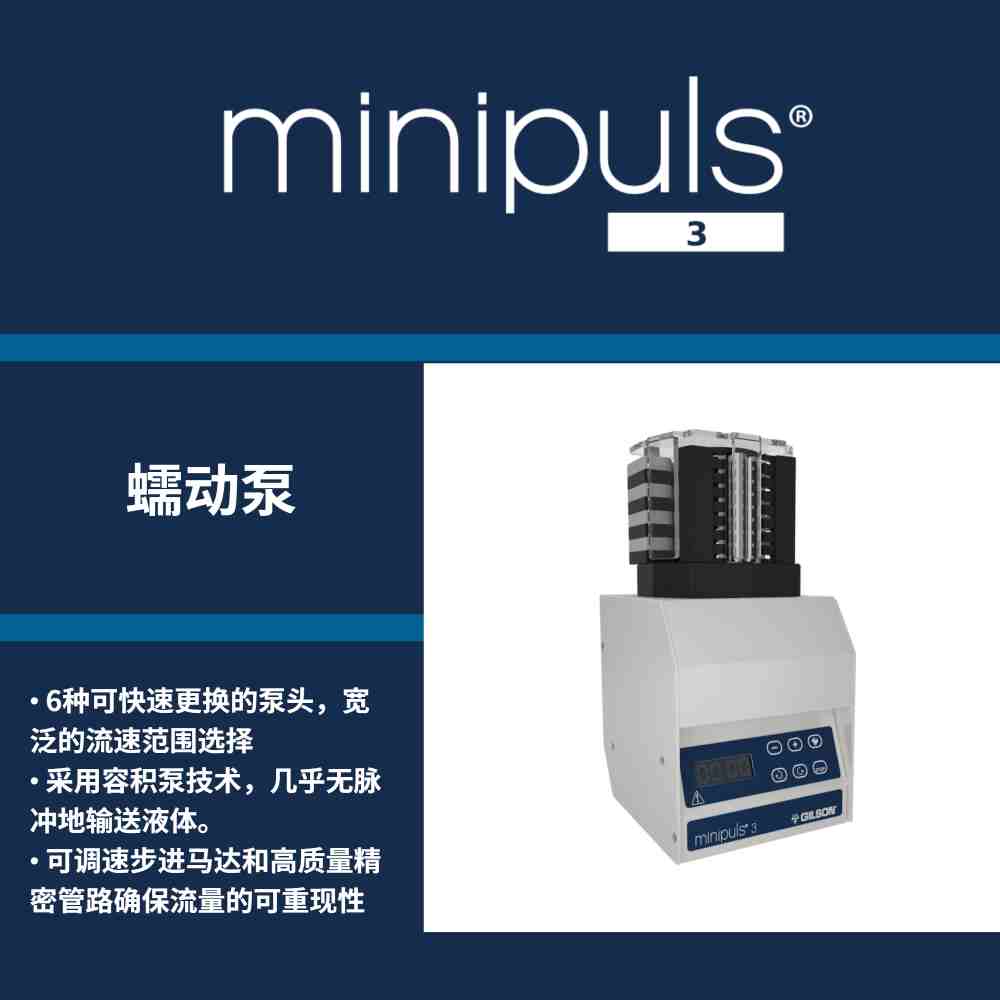 Gilson����ɭMINIPULS® 3���(d��ng)��